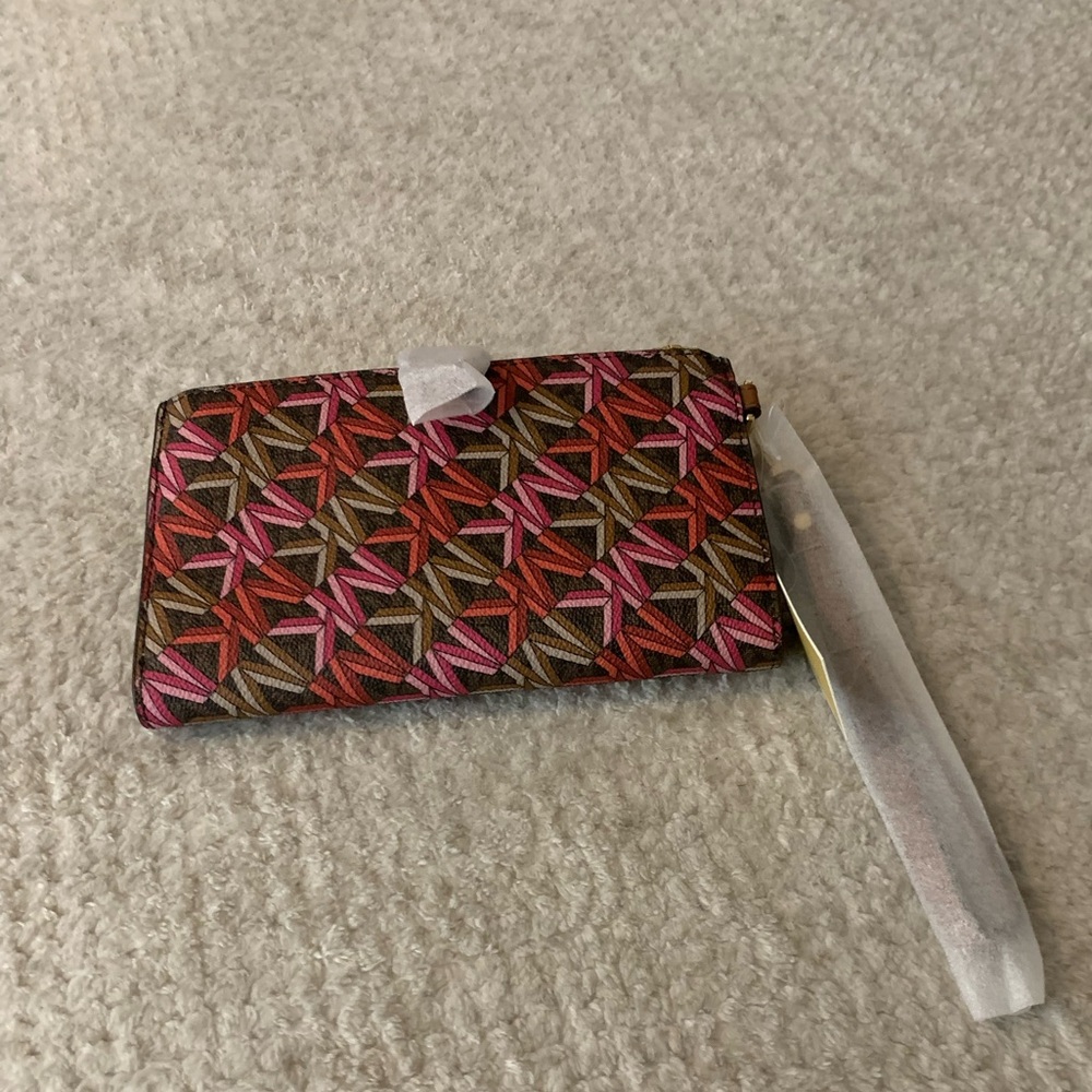 Michael Kors jet set double zip wallet